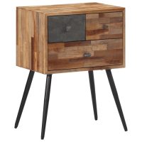 vidaXL Sängbord 47x31,5x60 cm massiv teak - Bild 12