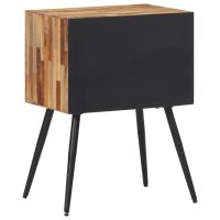 vidaXL Sängbord 47x31,5x60 cm massiv teak - Bild 5