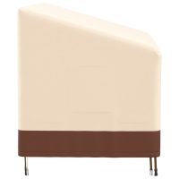 vidaXL Bänkskydd 3-sits beige 159x84x56/81 cm 600D oxford - Bild 4