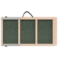 vidaXL Hundramp grön 120x30 cm massiv gran - Bild 8