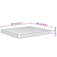 vidaXL Skummadrass medium mjuk 180x200 cm - Bild 7