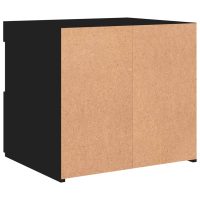 vidaXL Sängbord med LED-lampor 2 st svart 50x40x45 cm - Bild 11