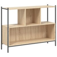 vidaXL Bokhylla sonoma-ek 102x28x77,5 cm konstruerat trä - Bild 2