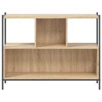 vidaXL Bokhylla sonoma-ek 102x28x77,5 cm konstruerat trä - Bild 5