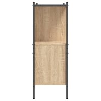 vidaXL Bokhylla sonoma-ek 102x28x77,5 cm konstruerat trä - Bild 6