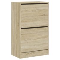 vidaXL Skohylla sonoma-ek 60x34x96,5 cm konstruerat trä - Bild 4