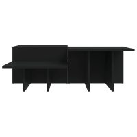 VidaXL Coffee Tables 2 pcs Svart Konstruerat Trä - Bild 5