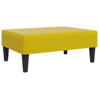 vidaXL Fotpall Gul 77x55x31 cm sammet - Bild 2