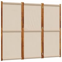 vidaXL Rumsavdelare 3 paneler taupe 210x180 cm - Bild 2