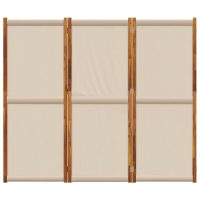 vidaXL Rumsavdelare 3 paneler taupe 210x180 cm - Bild 4