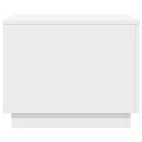 vidaXL Soffbord med LED vit 50x50x40 cm - Bild 7