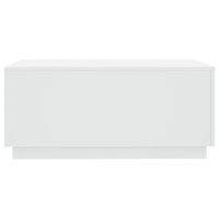 vidaXL Soffbord med LED vit 90x50x40 cm - Bild 7