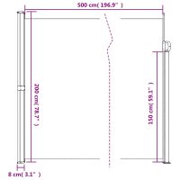 vidaXL Indragbar sidomarkis blå 200x500 cm - Bild 10