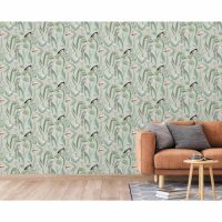 DUTCH WALLCOVERINGS Tapet Flamingo mintgrön - Bild 5