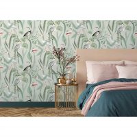 DUTCH WALLCOVERINGS Tapet Flamingo mintgrön - Bild 7