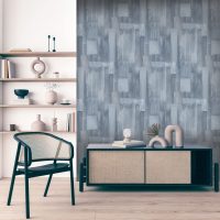 DUTCH WALLCOVERINGS Tapet Wood grå - Bild 4