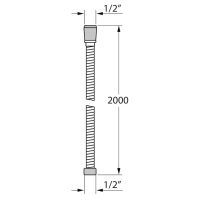 Tiger Duschslang 200 cm krom - Bild 5