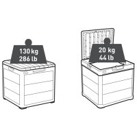 440521 Keter Garden Storage Box "Denali" 113 L Antracit - Bild 12