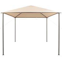 vidaXL Paviljong 3x3 m stål beige - Bild 2