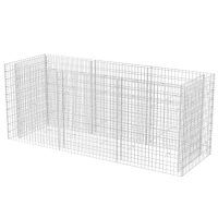 vidaXL Planteringsgabion upphöjd stål 270x90x100 cm - Bild 2