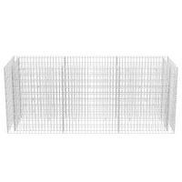 vidaXL Planteringsgabion upphöjd stål 270x90x100 cm - Bild 4