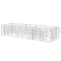 vidaXL Planteringsgabion upphöjd stål 270x90x50 cm - Bild 2