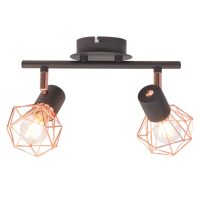 vidaXL Taklampa med 2 LED-filamentlampor 8 W - Bild 2