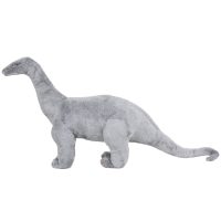 vidaXL Stående plyschleksak brachiosaurus grå XXL - Bild 2