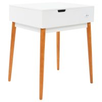 vidaXL Sminkbord med spegel MDF 60x50x86 cm - Bild 2