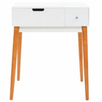 vidaXL Sminkbord med spegel MDF 60x50x86 cm - Bild 3