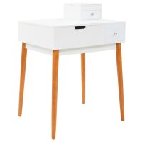 vidaXL Sminkbord med spegel MDF 60x50x86 cm - Bild 6