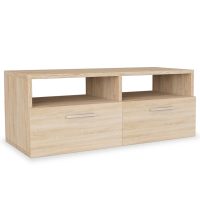 vidaXL TV-bänk 2 st spånskiva 95x35x36 cm ek - Bild 3