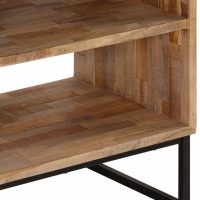 vidaXL TV-bänk massiv återvunnen teak 90x30x55 cm - Bild 7