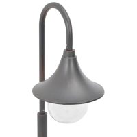 vidaXL Lyktstolpe för trädgård E27 120 cm aluminium brons - Bild 4