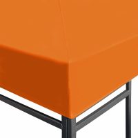 vidaXL Paviljongtak 310 g/m² 3x3 m orange - Bild 5