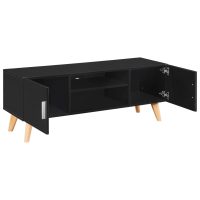 vidaXL TV-bänk 120x40x46 cm MDF svart - Bild 3