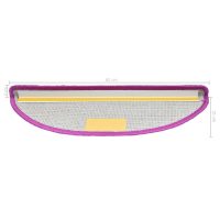 vidaXL Trappstegsmattor 15 st violett 65x21x4 cm - Bild 7