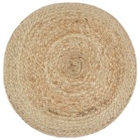 vidaXL Handgjord sittpuff 45x30 cm jute - Bild 3