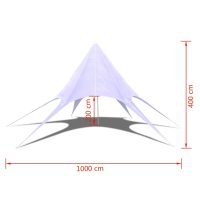 vidaXL Stjärntält 10m - Bild 7