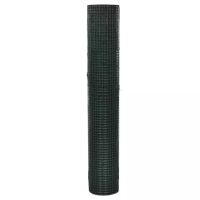 vidaXL Hönsnät galvaniserat med PVC-beläggning 25x1 m grön - Bild 2