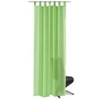 Genomskinlig gardin 140 x 175 cm 2-pack Apple Green - Bild 2