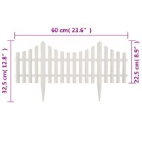 Rabattkant 17 delar/10 m vit - Bild 9