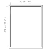 vidaXL Växthus i förstärkt aluminium med basram 4,6 m² - Bild 12