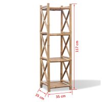 vidaXL Hylla i bambu med 4 nivåer - Bild 5