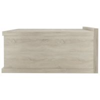 vidaXL Svävande sängbord sonoma-ek 40x30x15 cm konstruerat trä - Bild 5