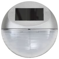 vidaXL Soldrivna vägglampor 24 st LED runda silver - Bild 4