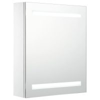 vidaXL Badrumsspegel med skåp LED 50x13,5x60 cm - Bild 2