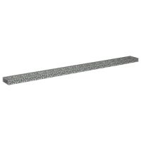 vidaXL Planteringsgabion upphöjd galvaniserat stål 360x30x10 cm - Bild 3