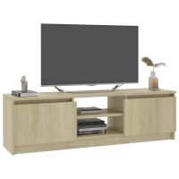 vidaXL Tv-bänk sonoma-ek 120x30x35,5 cm konstruerat trä - Bild 3