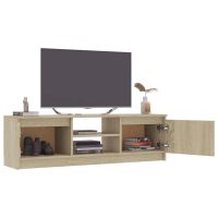 vidaXL Tv-bänk sonoma-ek 120x30x35,5 cm konstruerat trä - Bild 4